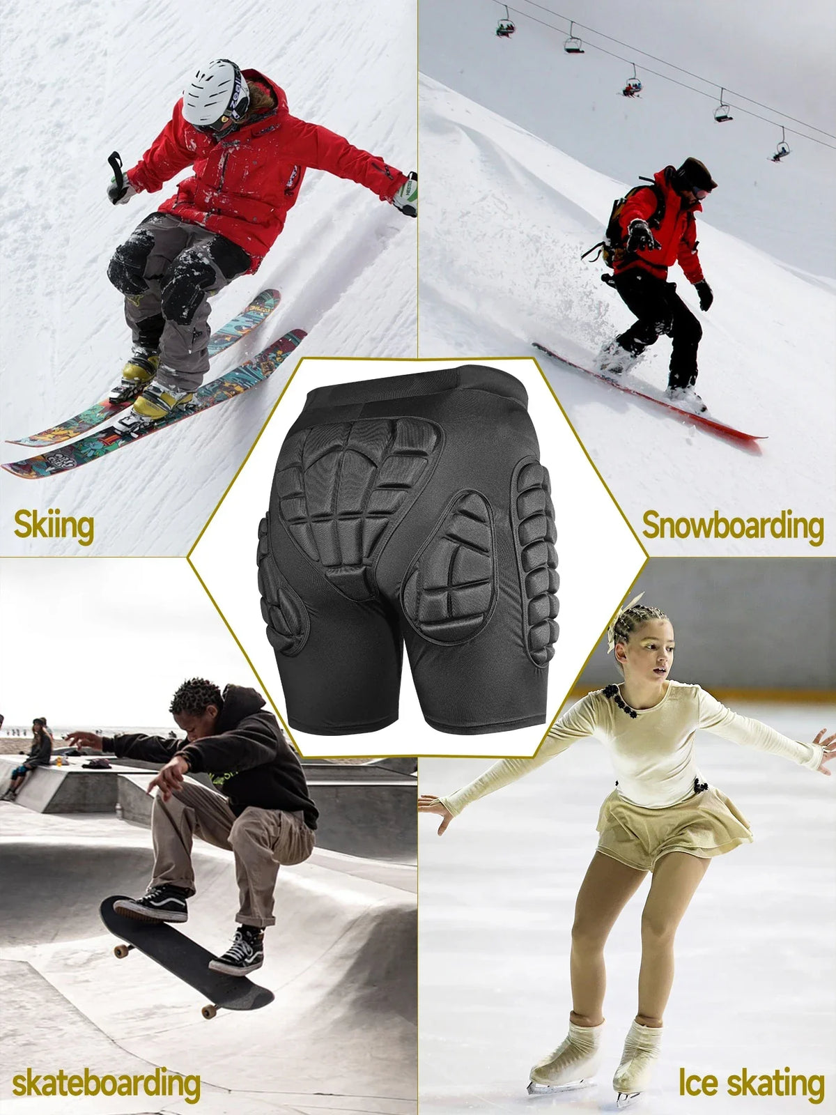 Snow Shield Padded Short