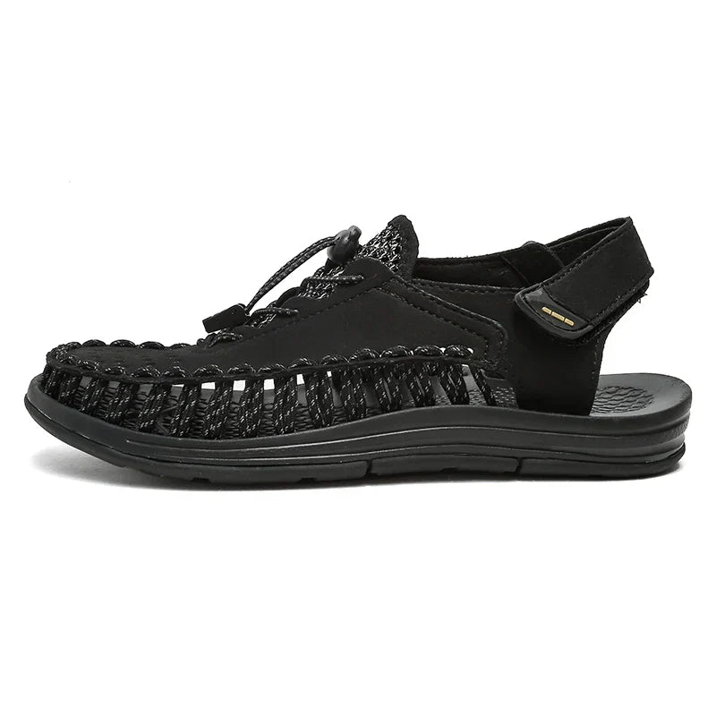 Vila Split Leather Sandal