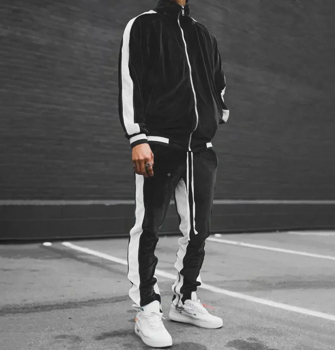 Velvet Edge Tracksuit