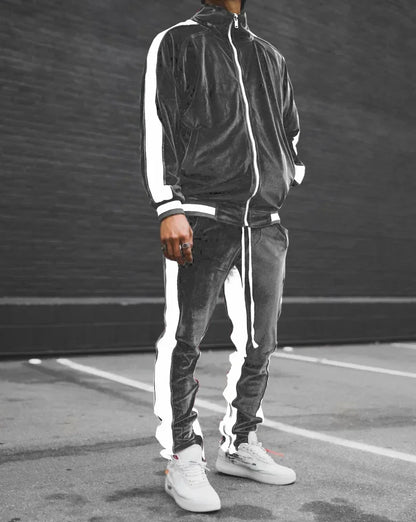 Velvet Edge Tracksuit
