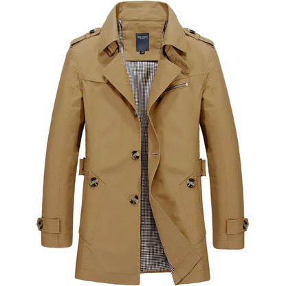 Men's Classic Oversized Windbreaker Coat