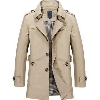 Men's Classic Oversized Windbreaker Coat