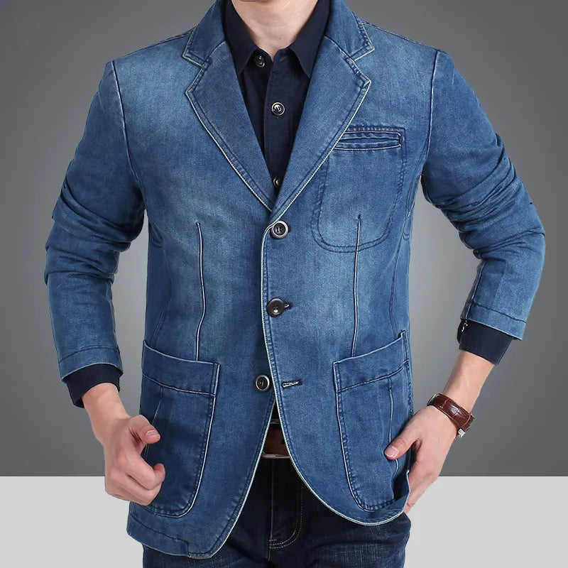 Men's Slim Fit Denim Jacket