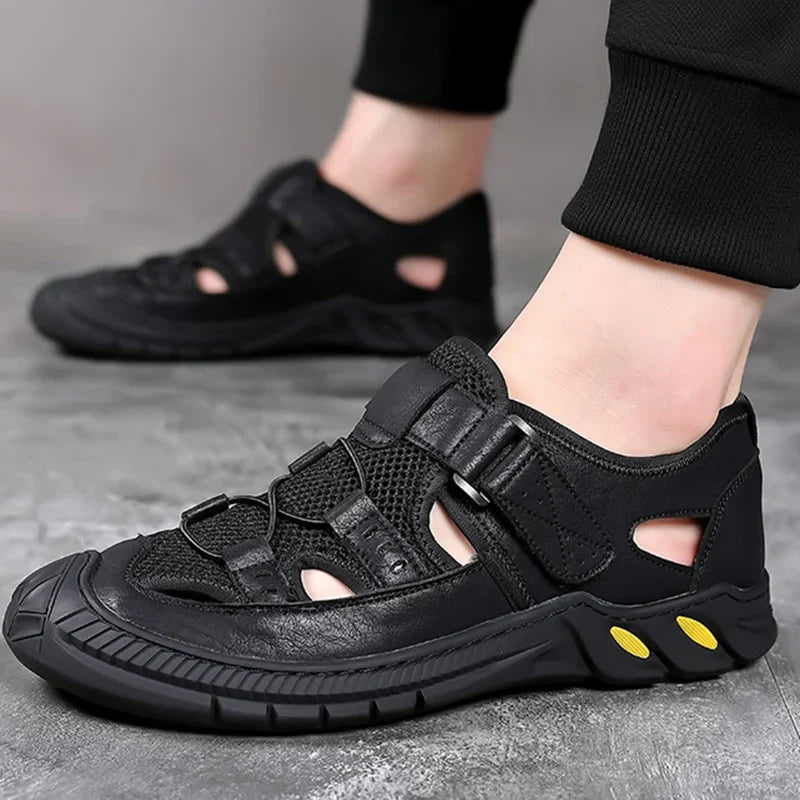 Canal Leather Sandal