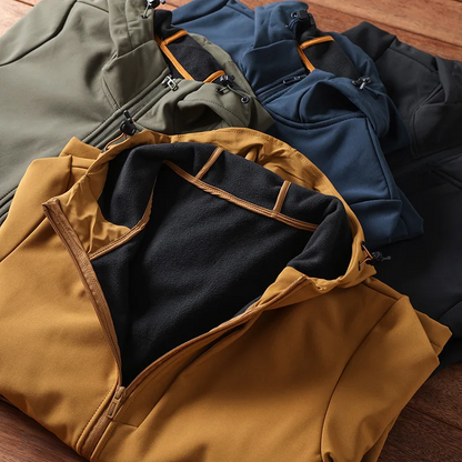 Urban Military- Inspired Windbreaker